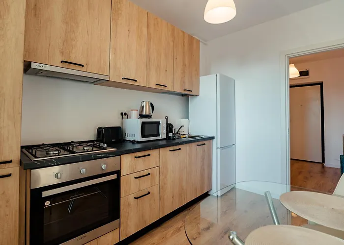 Apartman Calm And Spacious With Soft Tones By Blvd 25b4 - Pipera *